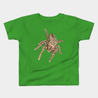 Jumping Spider Tabby Kids T-Shirt